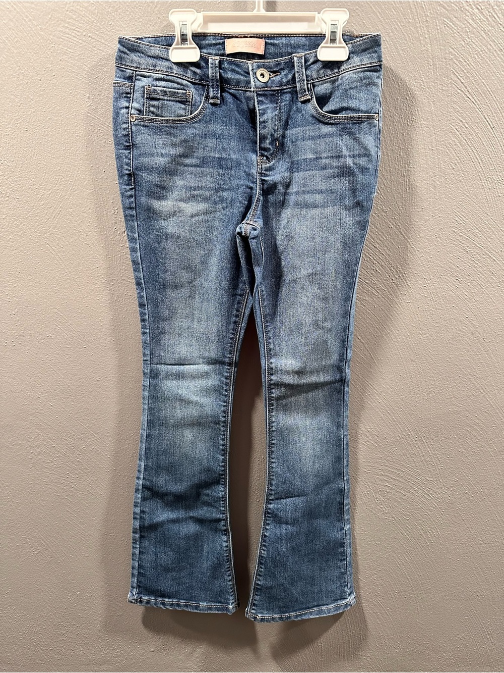 Squeeze Women's Mid-Blue Flare Jeans